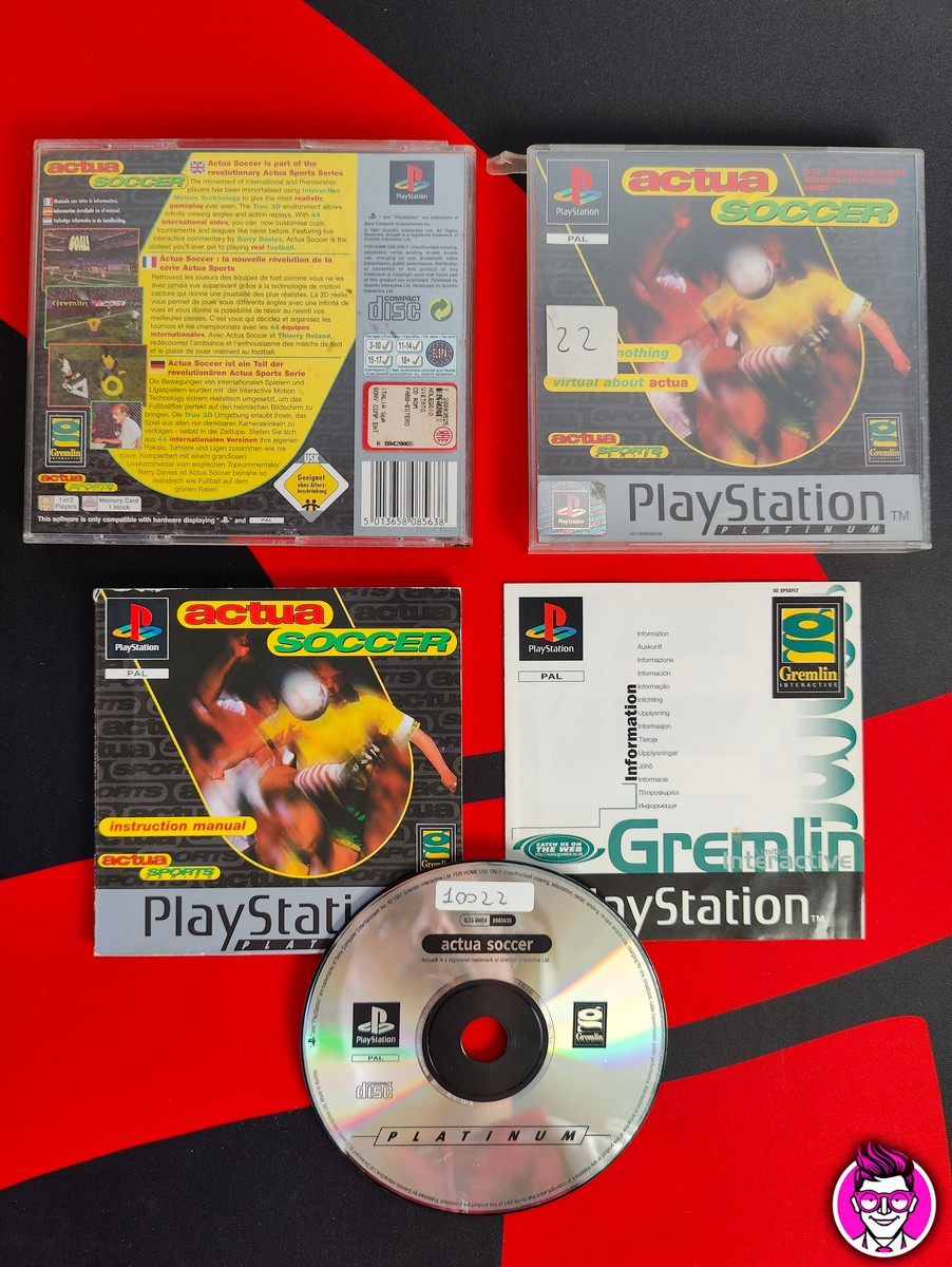 Actua Soccer Platinum – Playstation 1 PS1 – Pal Ita - immagine 2