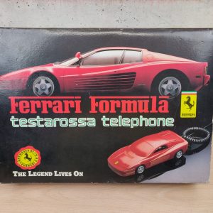 TELEFONO DESIGN FERRARI FORMULA F1 TESTAROSSA TELEPHONE VINTAGE RARO